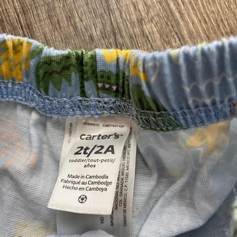 Carters Toddler Boys Pajama Bottoms Lot 4pc‎ Minions Star Wars Dragons 2T, Sleep
